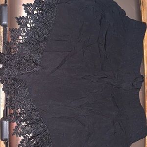 Forever 21 black lace shorts